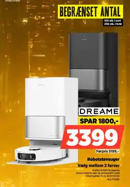 Power DREAME Robotstøvsuger RLL77SEBK tilbud