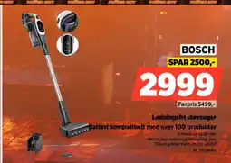 Power BOSCH Ledningsfri støvsuger BCS931WBA tilbud