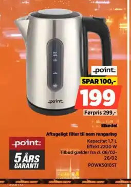 Power Point Elkedel POWK5010ST tilbud