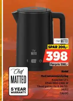 Power Chef Matteo Kedel CALDO tilbud