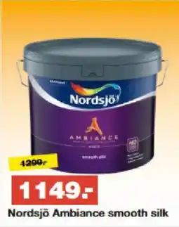 Bauhaus Nordsjö Ambiance smooth silk tilbud