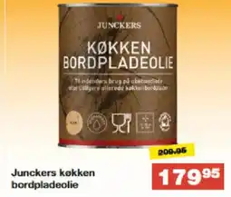 Bauhaus Junckers køkken bordpladeolie tilbud