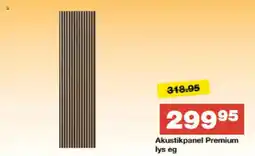 Bauhaus Akustikpanel Premium lys eg tilbud