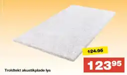 Bauhaus Troldtekt akustikplade lys tilbud