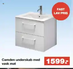 Bauhaus Camden underskab med vask mat tilbud