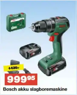 Bauhaus Bosch akku slagboremaskine tilbud