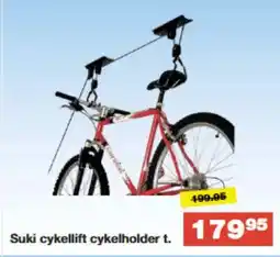 Bauhaus Suki cykellift cykelholder t. tilbud