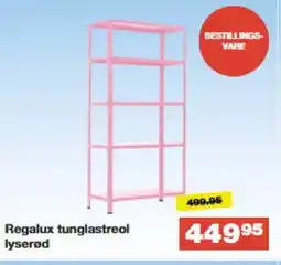 Bauhaus Regalux tunglastreol lyserød tilbud