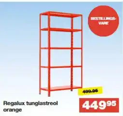 Bauhaus Regalux tunglastreol orange tilbud