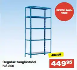 Bauhaus Regalux tunglastreol blå 350 tilbud