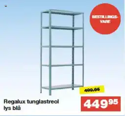 Bauhaus Regalux tunglastreol lys blå tilbud