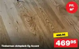 Bauhaus Timberman slotsplank Eg Accent tilbud