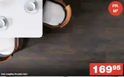 Bauhaus Gulv-/vægflise Brooklyn Nero tilbud