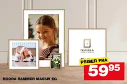 Bauhaus Noora rammer massiv eg tilbud