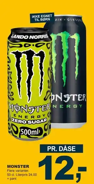 Let-Køb MONSTER tilbud