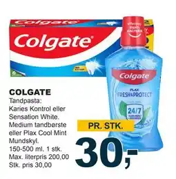 Let-Køb COLGATE tilbud