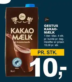 Let-Køb GESTUS KAKAOMÆLK tilbud