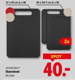 Lidl SILVERCREST® Skærebræt tilbud