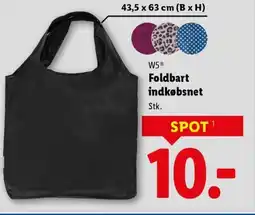 Lidl W5Ⓡ Foldbart indkøbsnet tilbud