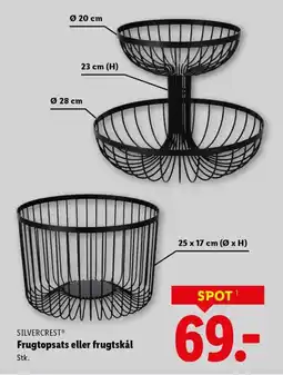 Lidl SILVERCREST® Frugtopsats eller frugtskål tilbud