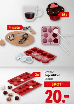 Lidl LIVARNO® Bageartikler tilbud