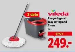 Lidl Vileda Rengøringssæt Easy Wring and Clean tilbud