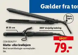 Lidl CIEN BEAUTYⓇ Glatte- eller krøllejern tilbud