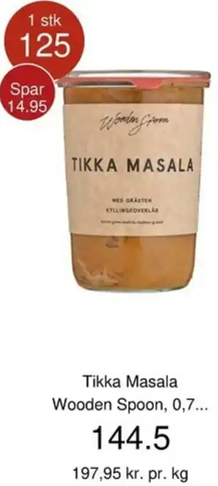 Tikka Masala Wooden Spoon