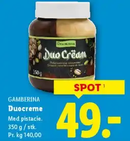 Lidl Duocreme (med pistacie) tilbud