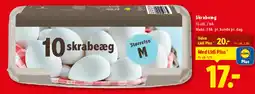 Lidl 10 skrabeæg (Størrelse M) tilbud