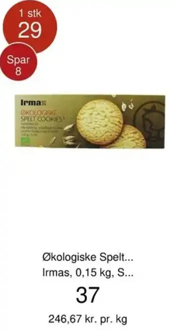 Økologiske Spelt Cookies