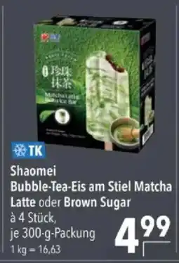 Citti Shaomei Bubble-Tea-Eis am Stiel Matcha Latte oder Brown Sugar tilbud