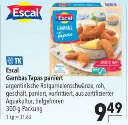 Citti Escal Gambas Tapas paniert tilbud