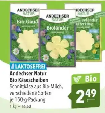 Citti Andechser Natur Bio Käsescheiben tilbud