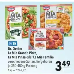 Citti Dr. Oetker La Mia Grande Pizza, La Mia Pinsa oder La Mia Familia tilbud