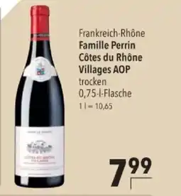Citti Famille Perrin Côtes du Rhône Villages AOP tilbud