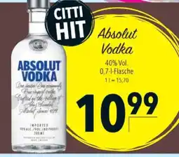 Citti Absolut Vodka tilbud