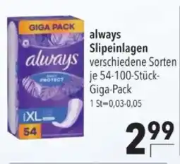 Citti Always Slipeinlagen tilbud