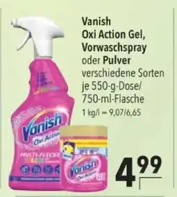 Citti Vanish Oxi Action Gel, Vorwaschspray oder Pulver tilbud