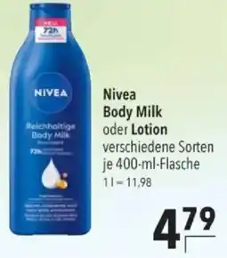 Citti Nivea Body Milk oder Lotion tilbud