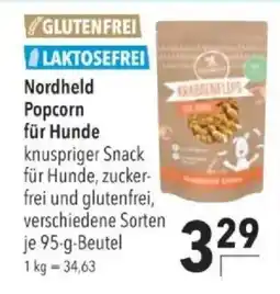 Citti Nordheld Popcorn für Hunde tilbud