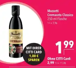 Citti Mazzetti Cremaceto Classico tilbud