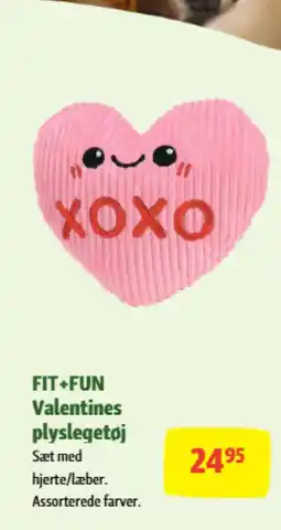 Maxi Zoo FIT+FUN Valentines plyslegetøj tilbud