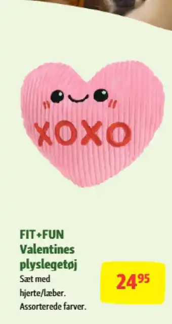 FIT+FUN Valentines plyslegetøj