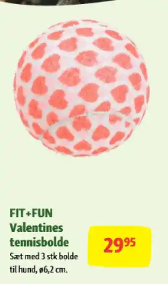FIT+FUN Valentines tennisbolde