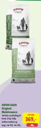 Maxi Zoo ARION Adult Original Maintenance tilbud