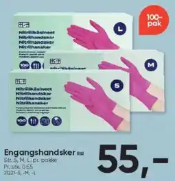 BigDollar IISI Engangshandsker tilbud