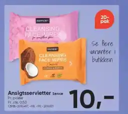 BigDollar SENCE Ansigtsservietter tilbud