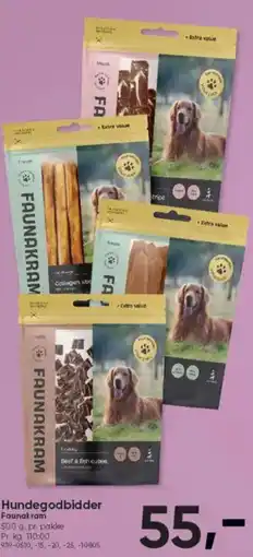 BigDollar FAUNAKRAM Hundegodbidder tilbud