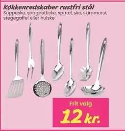 Hi five Køkkenredskaber rustfri stål tilbud